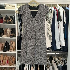Express Dress, black and white short sleeve XS